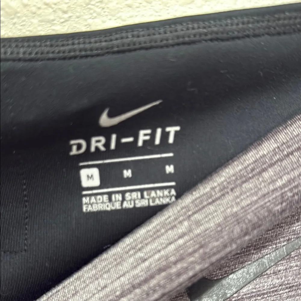 Nike Gray and Black Leggings, Size M